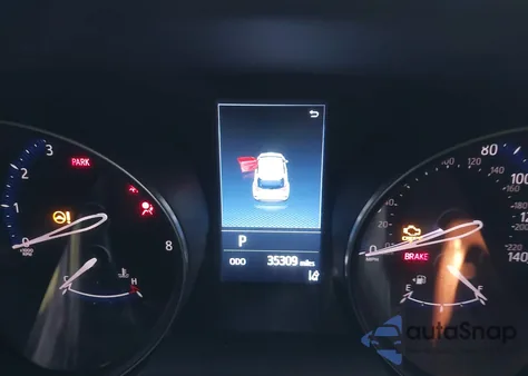 2021 Toyota C-Hr Le z USA, uszkodzony, nr VIN JTNKHMBX7M1126595